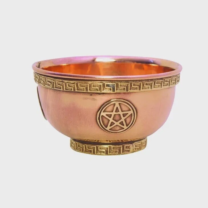 Pentacle Copper Burner Bowl