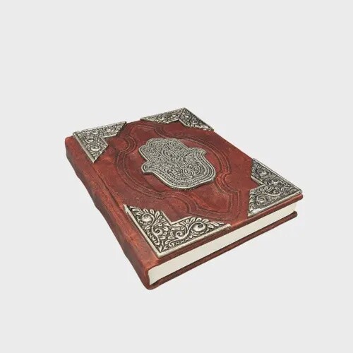 Leather Journal Hand of Fatima 15 x 10 cm