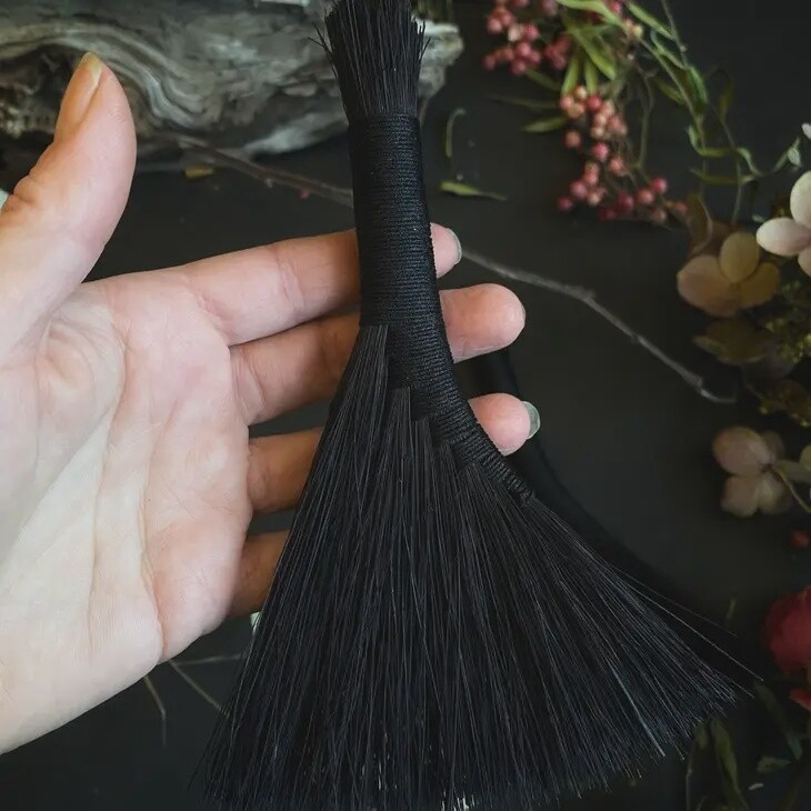 Black Altar Brooms - 6- 7” Tampico