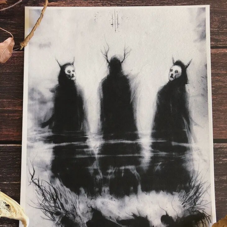 Bloom Witch Coven 8x10 Art print