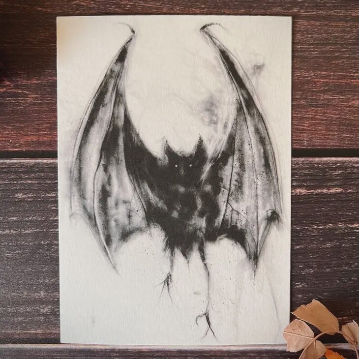 Little Bats 5x7 Art Print