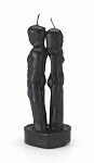 Separation Back to Back Image Candles - Black