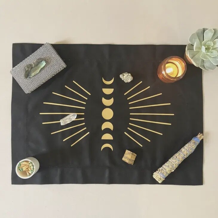 Mystic Moon Burst Altar Cloth