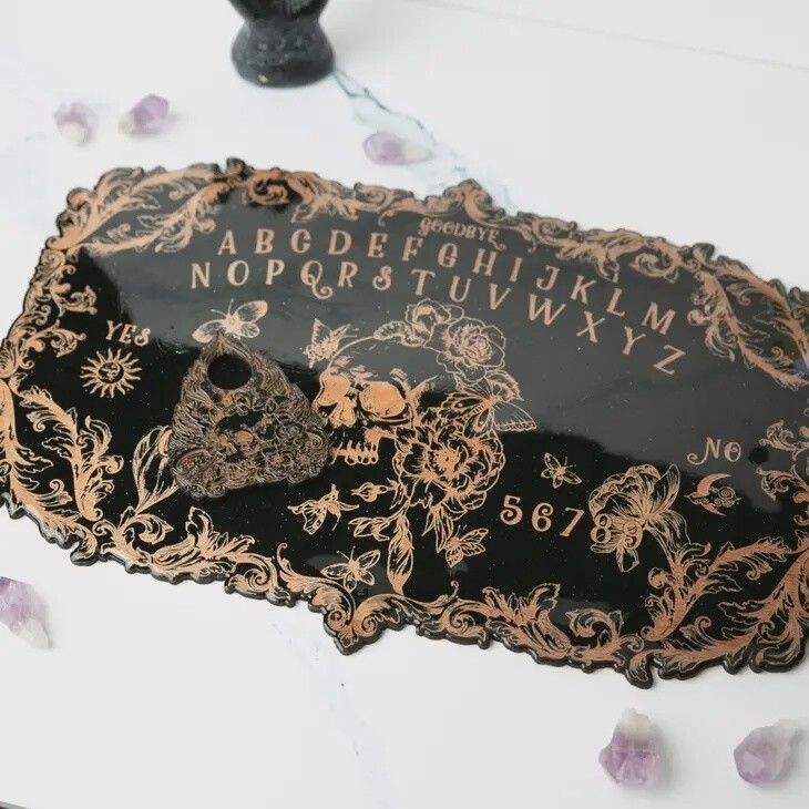 Floral Skull Spirit Board