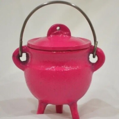 PINK Cast Iron Cauldron