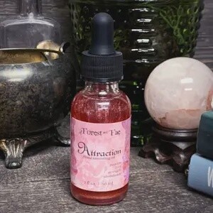 Attraction Ritual Oil | Altar Oil | Spellcrafting | Witchcraft | Manifestation | Candle Dressing Oil | Pagan | Love & Attraction Ritual