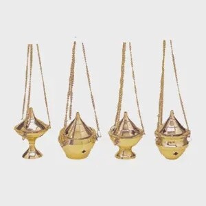 Hanging Brass Censer Burner 4&quot;
