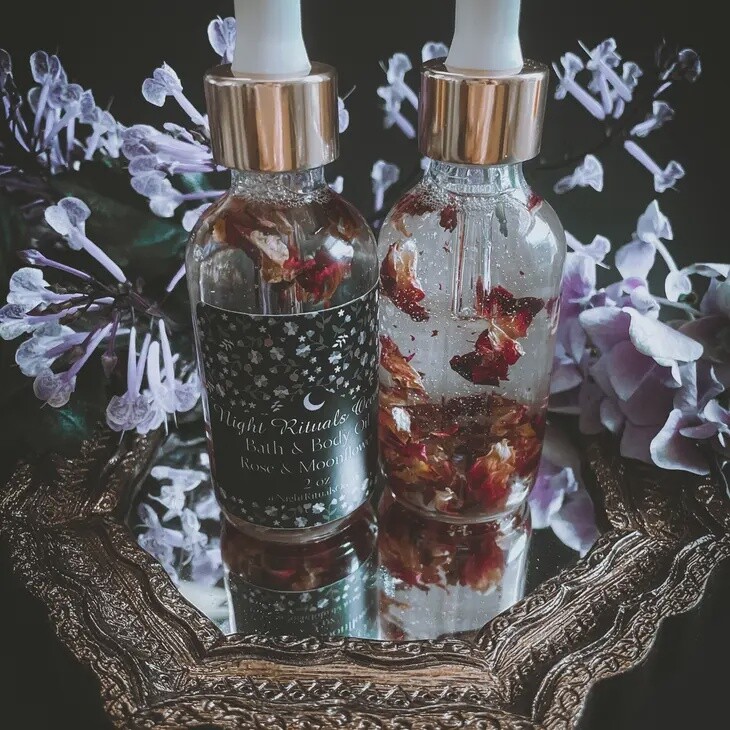 Adore Me: Moonflower &amp; Rose Bath &amp; Body Oil