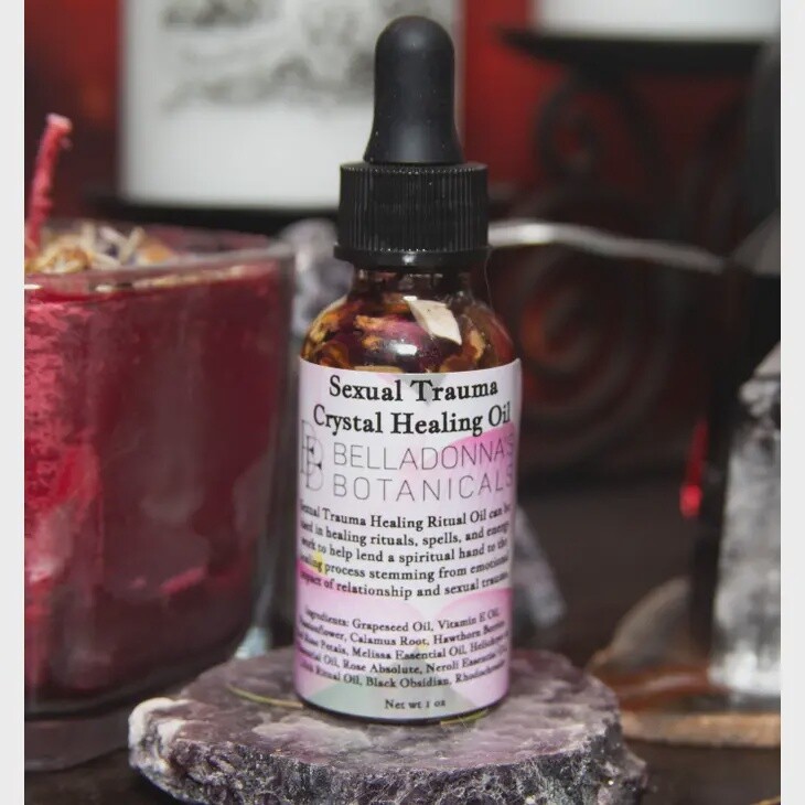 Sexual Trauma Crystal Healing Oil