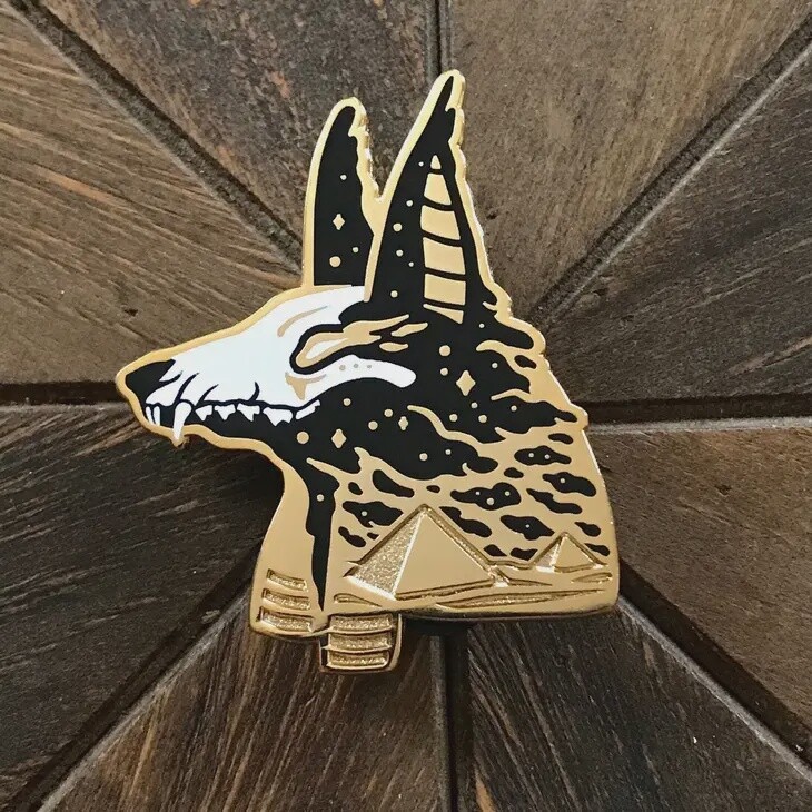 Egyptian God Pin, Name: Anubis