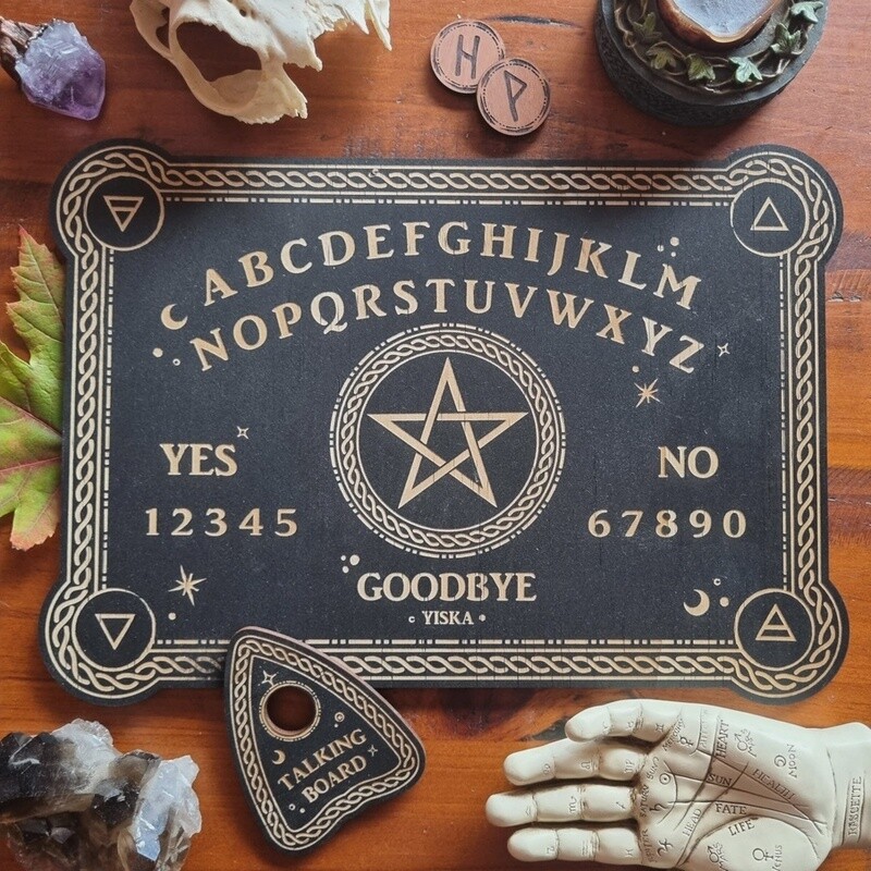Pentagram Spirit Board &amp; Planchette Set
