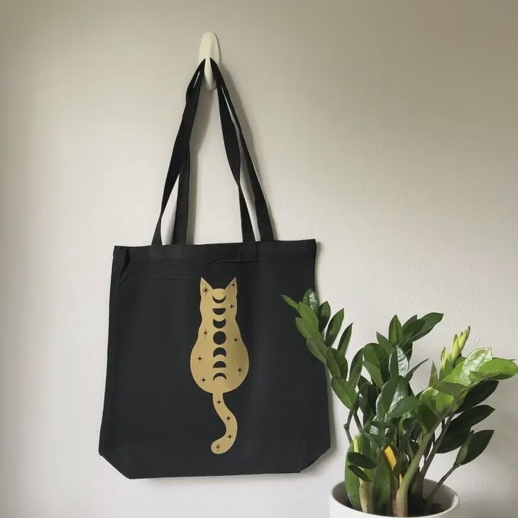 Cosmic Cat Tote Bag