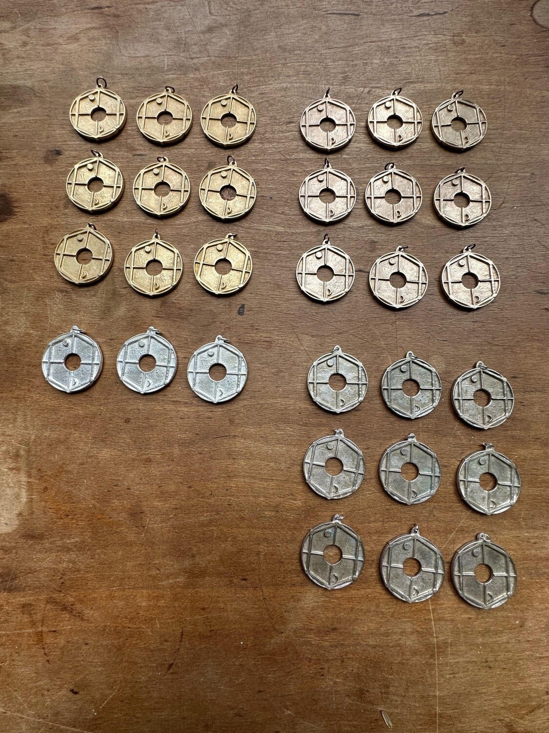 Shropshire Amulet - White Brass