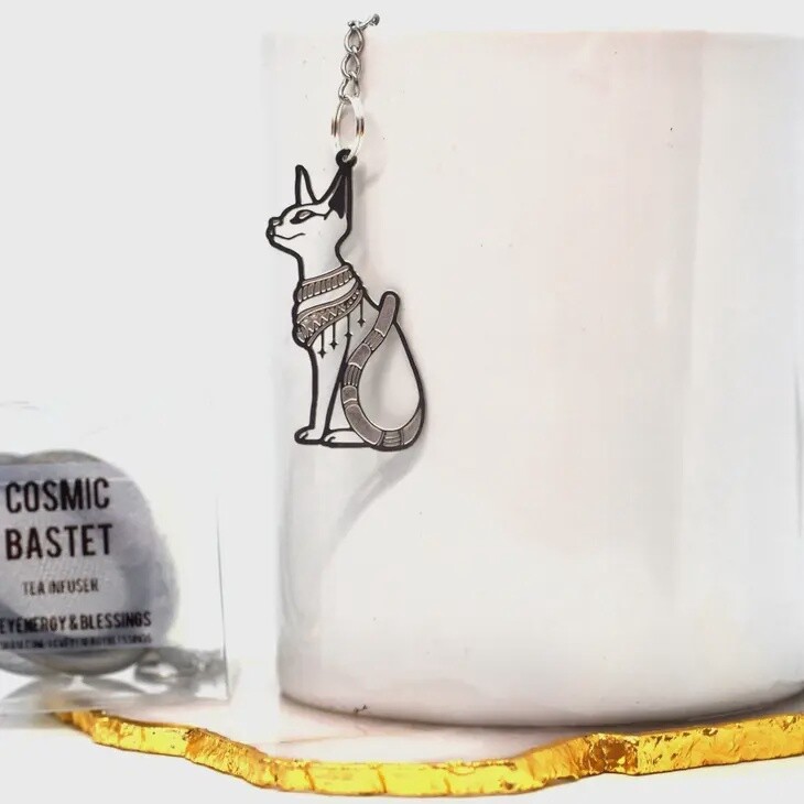 Cosmic Bastet Tea Infuser