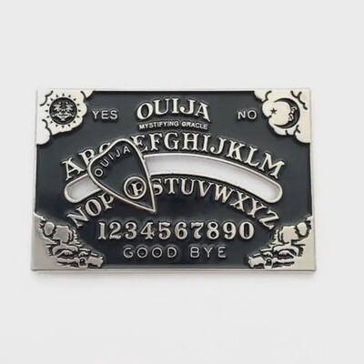 Black and Silver Ouija Pin