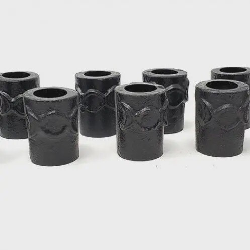 Triple Moon Cast Iron Chime Candle Holder 1.25&quot;H X 1&quot;W