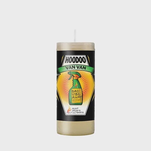 Aunt Jacki&#39;s Hoodoo Van Van (Bad-Vibe-Away) Candle