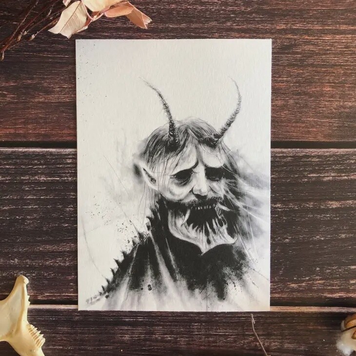 Yokai - Folklore Devil 5x7