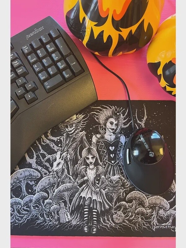 Malice in Wonderland Mouse Pad
