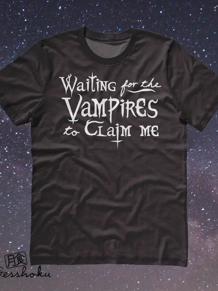 Waiting For the Vampires T-Shirt | Gothic