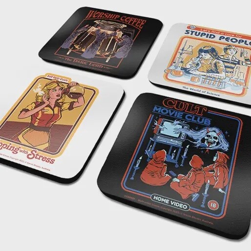 Steve Rhodes Coaster Set