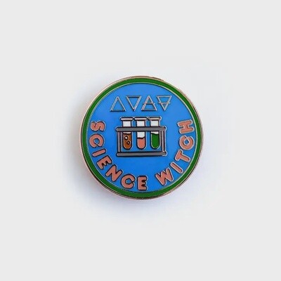 Science Witch Enamel Pin