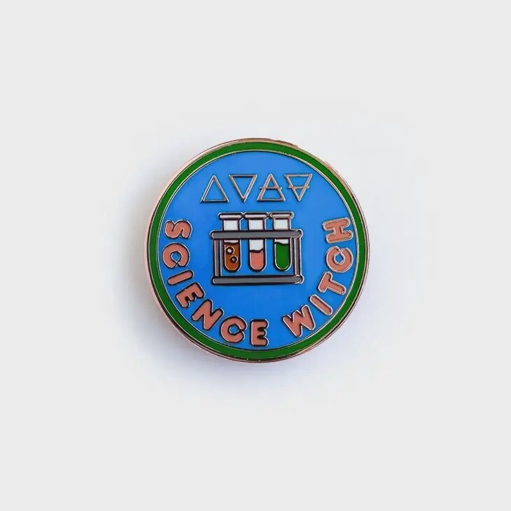 Science Witch Enamel Pin
