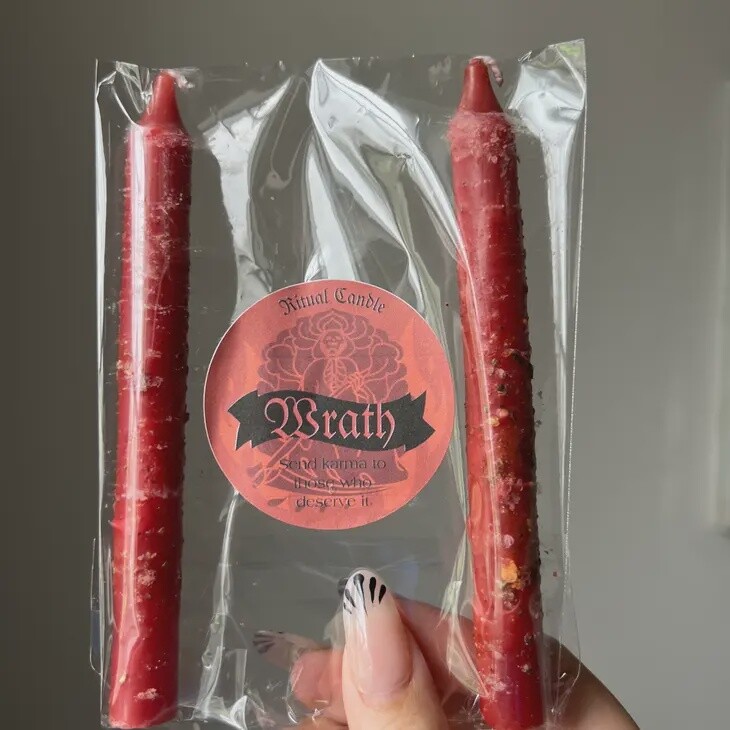 Wrath Ritual Candle