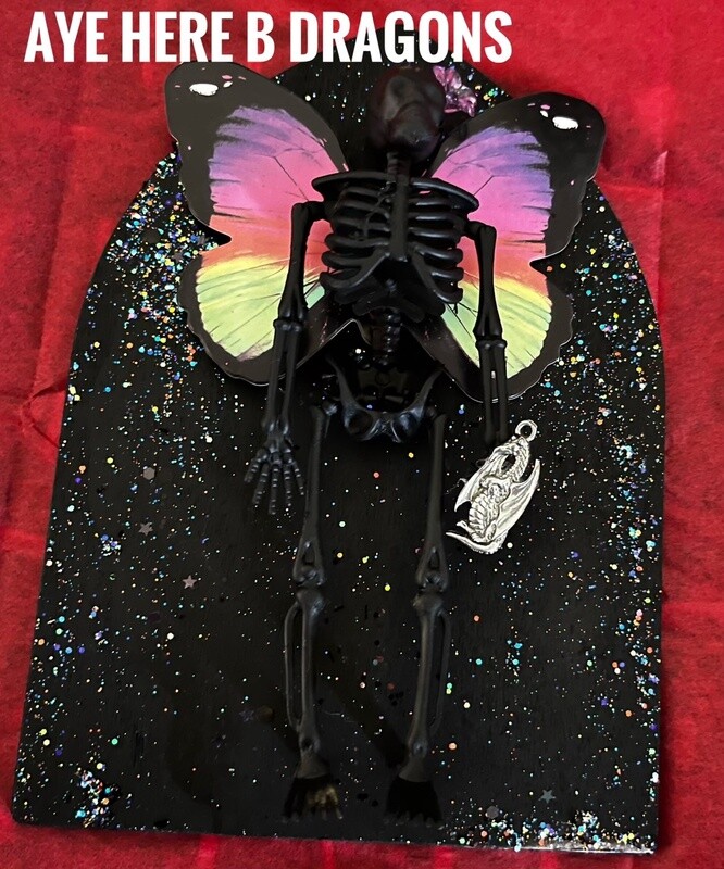 Skeleton Fairies by Lilith Dorsey- Plaque