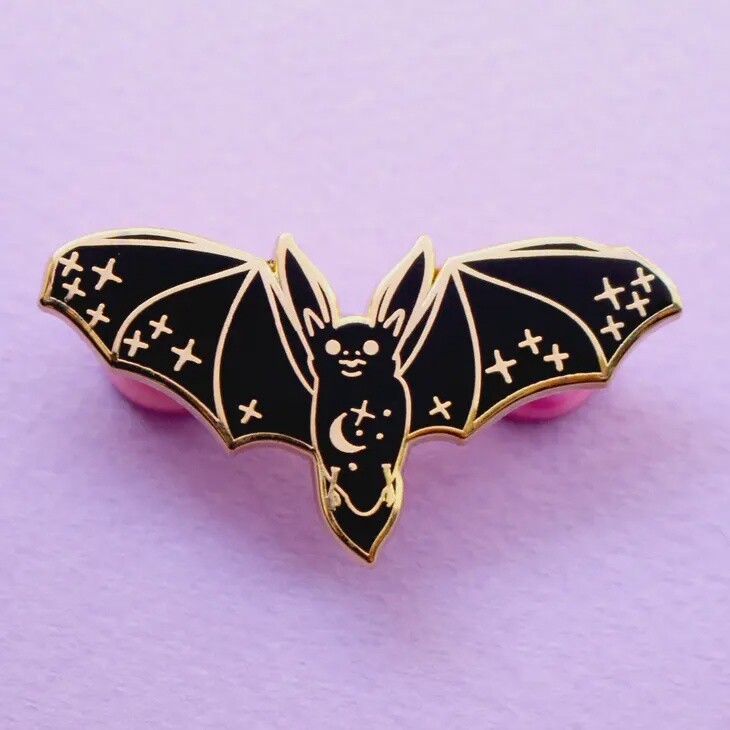 Glitter Punk Enamel Pins