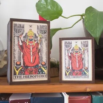 The Hierophant Full Color Stash Box