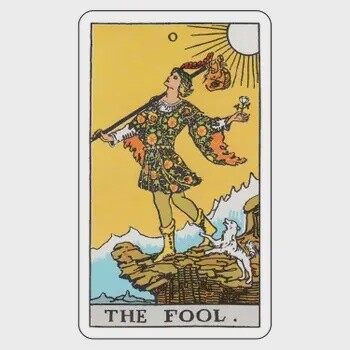 Tarot Stickers Large, Name: The Fool