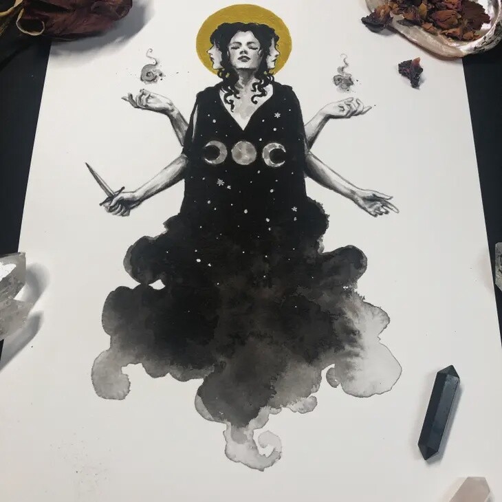 Hekate - Art Print 8x10