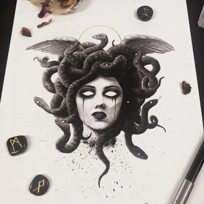 Medusa - Art Print 8x10