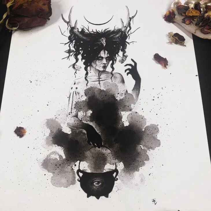 Cerridwen - Art Print 8x10