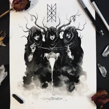 The Norns - Art Print 8x10