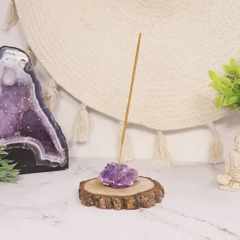 Amethyst Incense Stick Holder