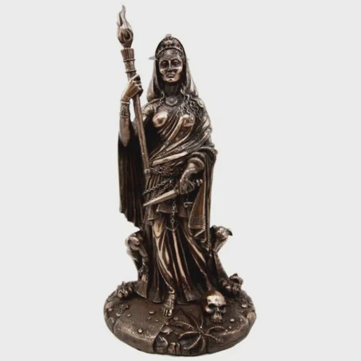 Goddess Hecate Statue Bronze