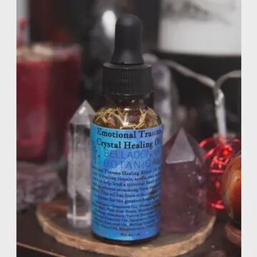 Emotional Trauma Crystal Healing Oil