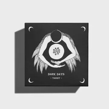 Silver Gilded Dark Days Tarot Deck