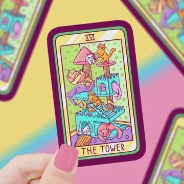Cat Tarot Stickers