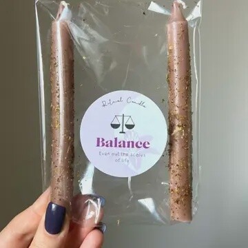 Chime Ritual Candles, Name: Balance