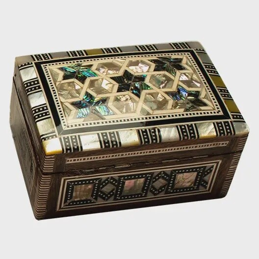 Inlay Box Rectangular Lined Small
