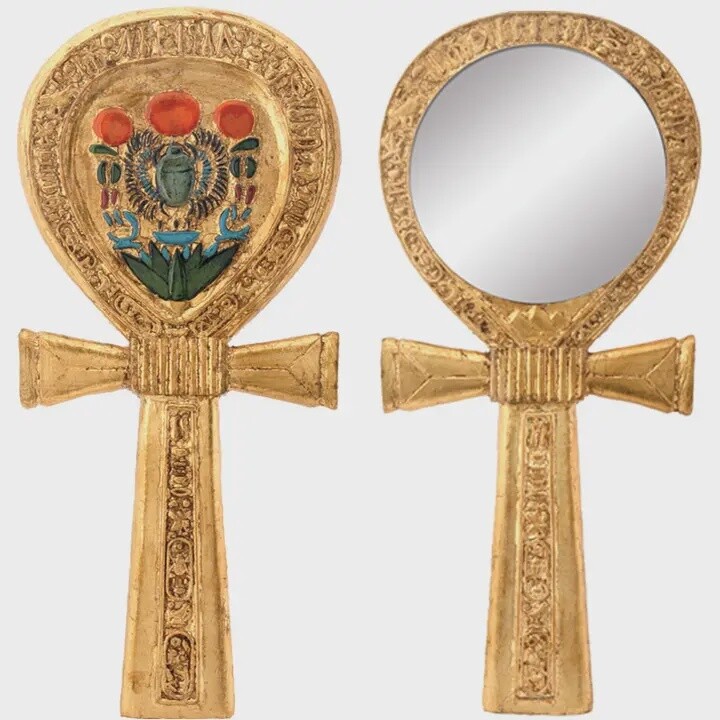 Egyptian Ankh Hand Mirror