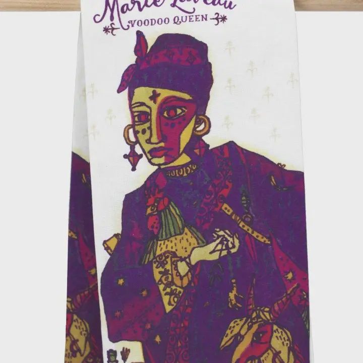 Kitchen Towel - Marie Laveau Voodoo Queen
