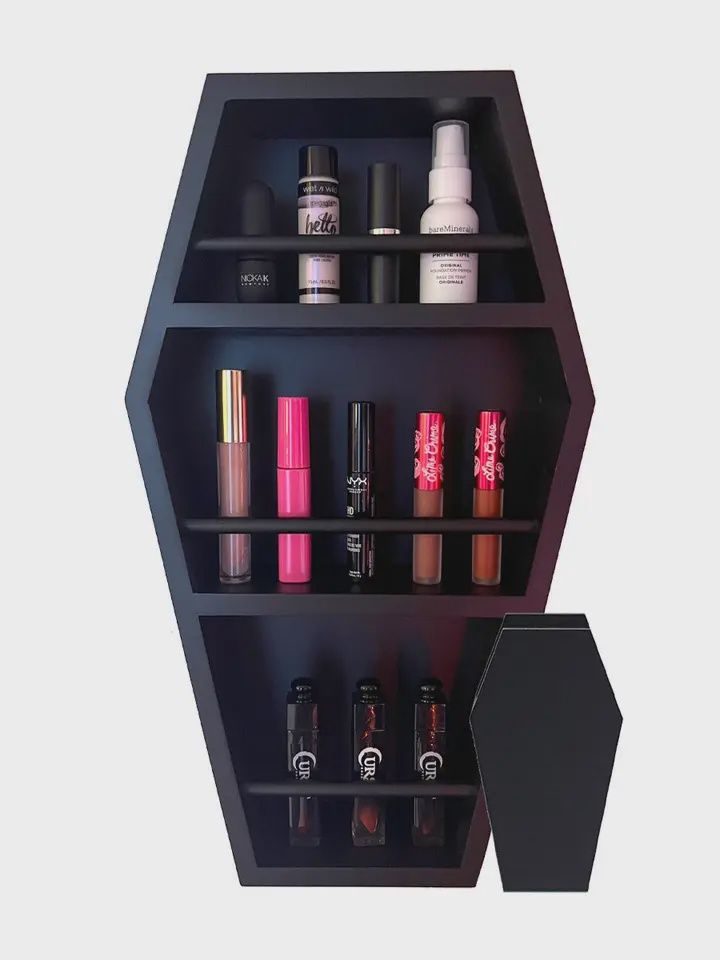 Coffin Makeup Organizer Set