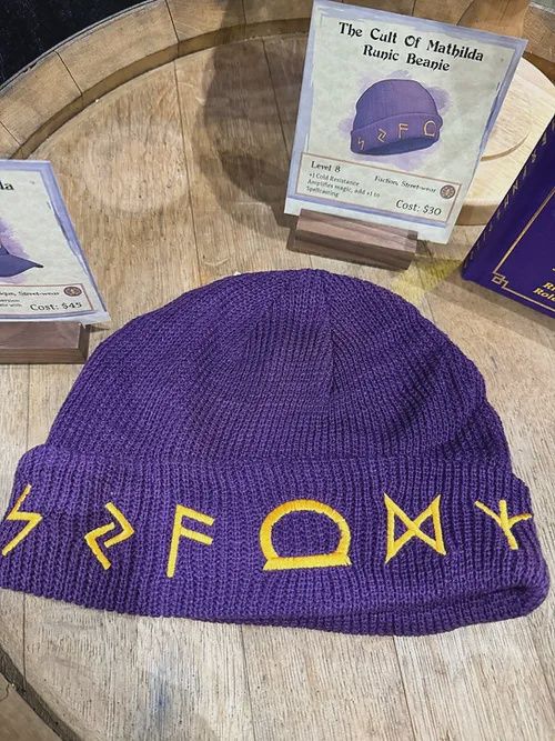 The Cult of Mathilda- Runic Beanie