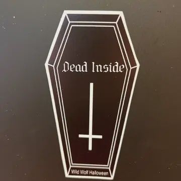 Dead Inside Coffin Shaped Magnet