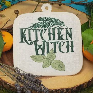 Kitchen Witch Pot Holder