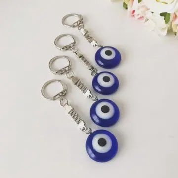 Greek Evil Eye Plain Keychain